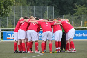 4. Mannschaft kurz vor dem Anpfiff.